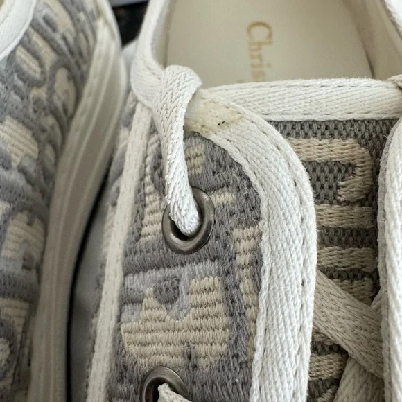 Dior Walk'n'Dior Platform Sneaker in stone grey sz 40 US 10 NWB $1,150 - Picture 8 of 16